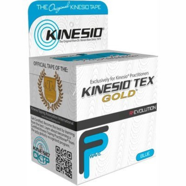 Fabrication Enterprises Kinesio® Tex Gold FP Kinesiology Tape, 2" x 5.5 yds, Blue, 1 Roll 24-4871